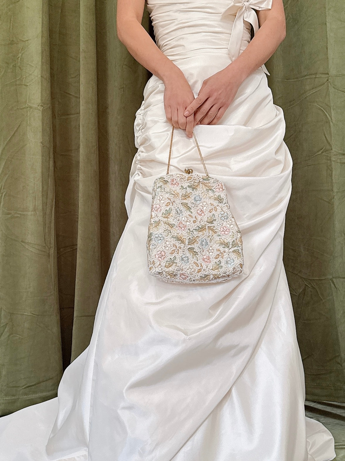 Vintage Beaded Embroidered Purse
