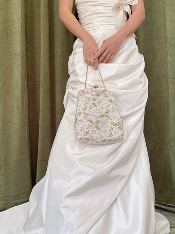 Vintage Beaded Embroidered Purse