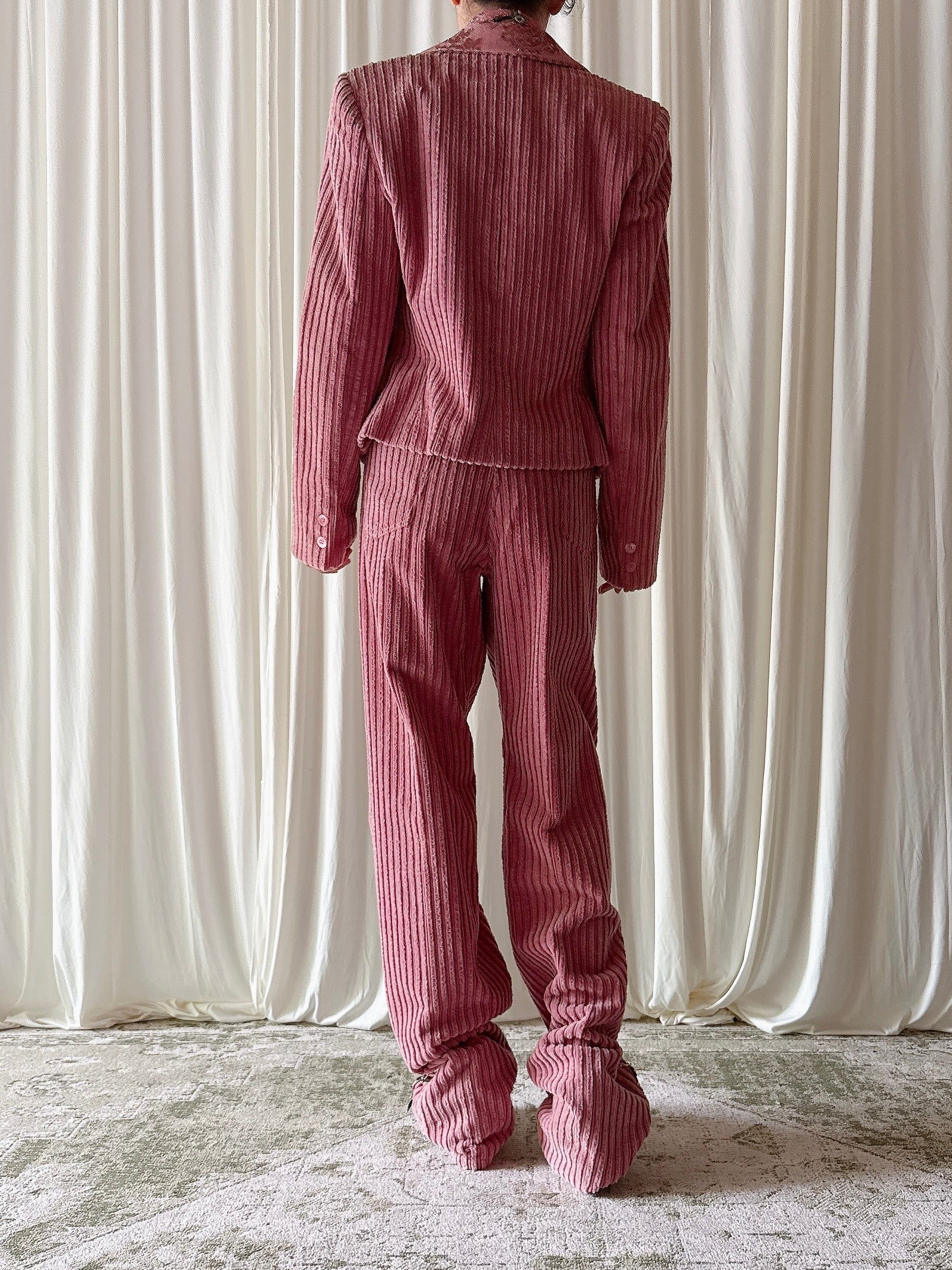 Vintage Gaetano Navarra Pink 3 Piece Set - IT 50