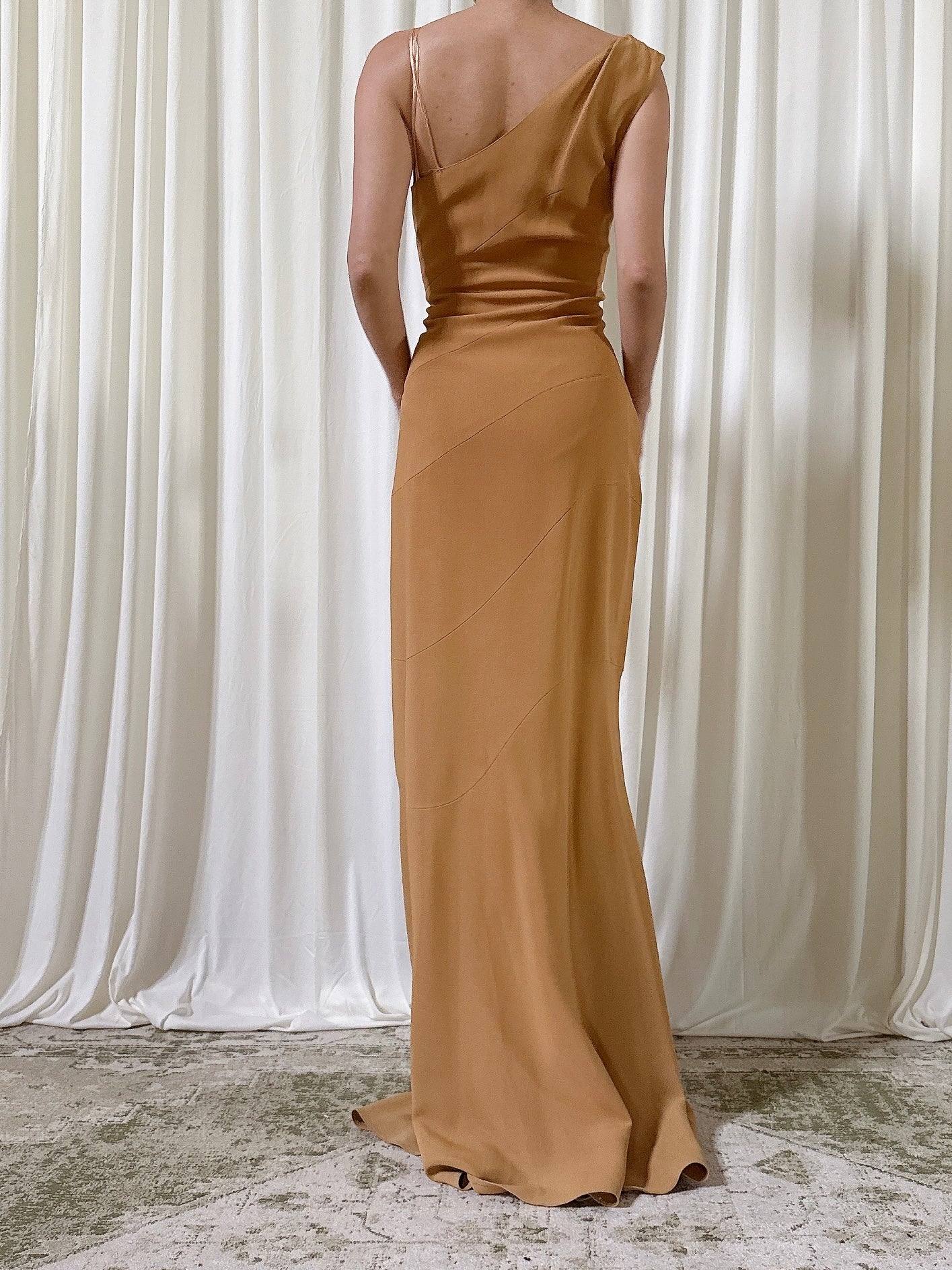 Vintage Alliage Brown Dress - Size FR 44