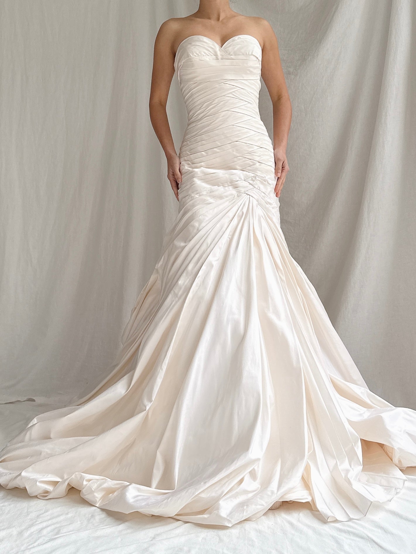 1990s Pnina Tornai Silk Draped Gown - M
