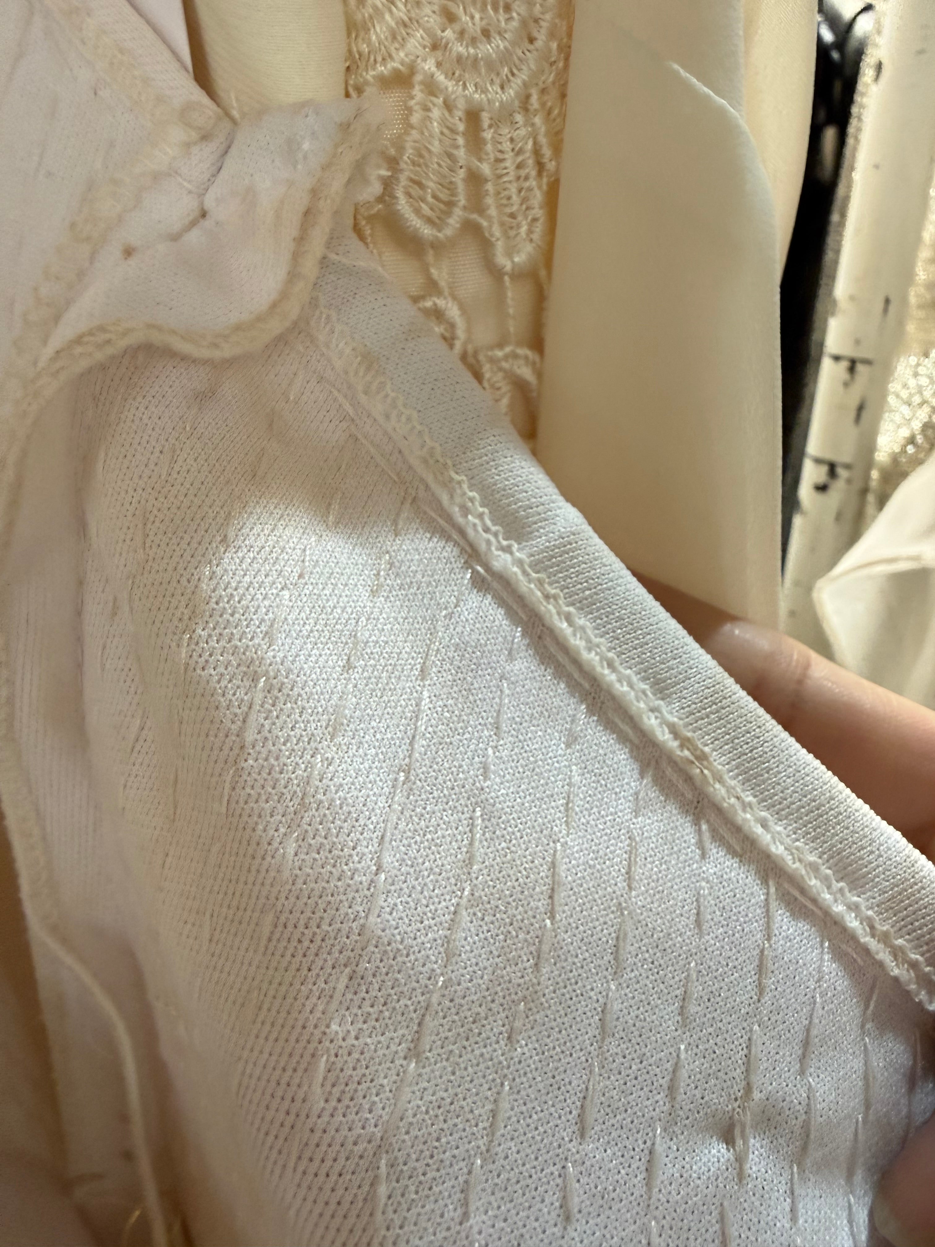 Vintage Hand-Beaded Sequins Gown - M