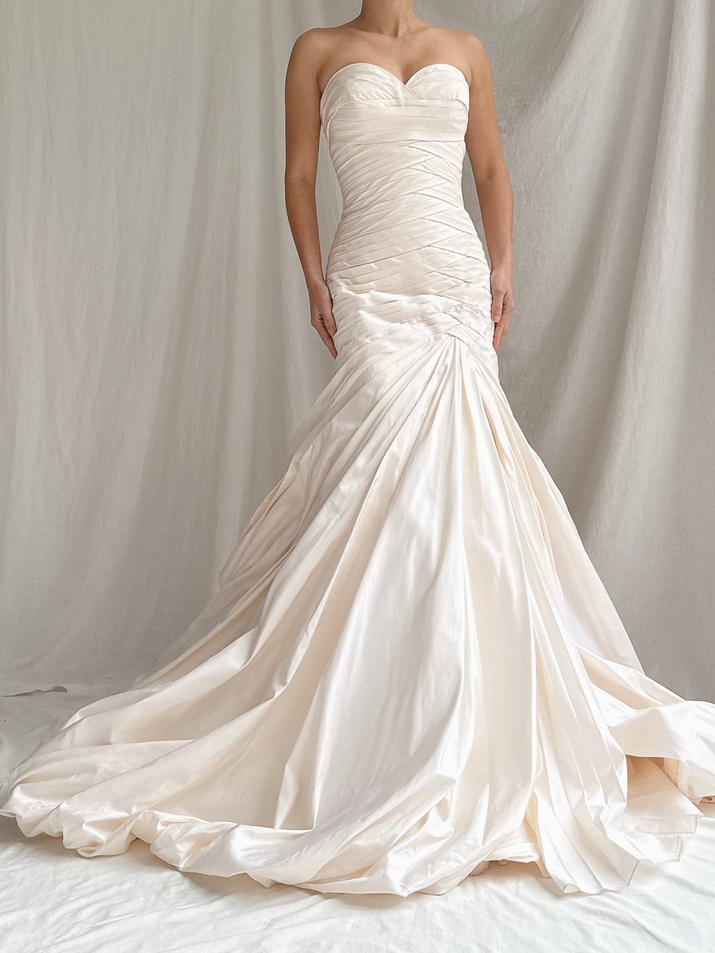 1990s Pnina Tornai Silk Draped Gown - M