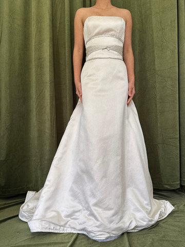 Vintage Rivini Silk Strapless Gown - XS