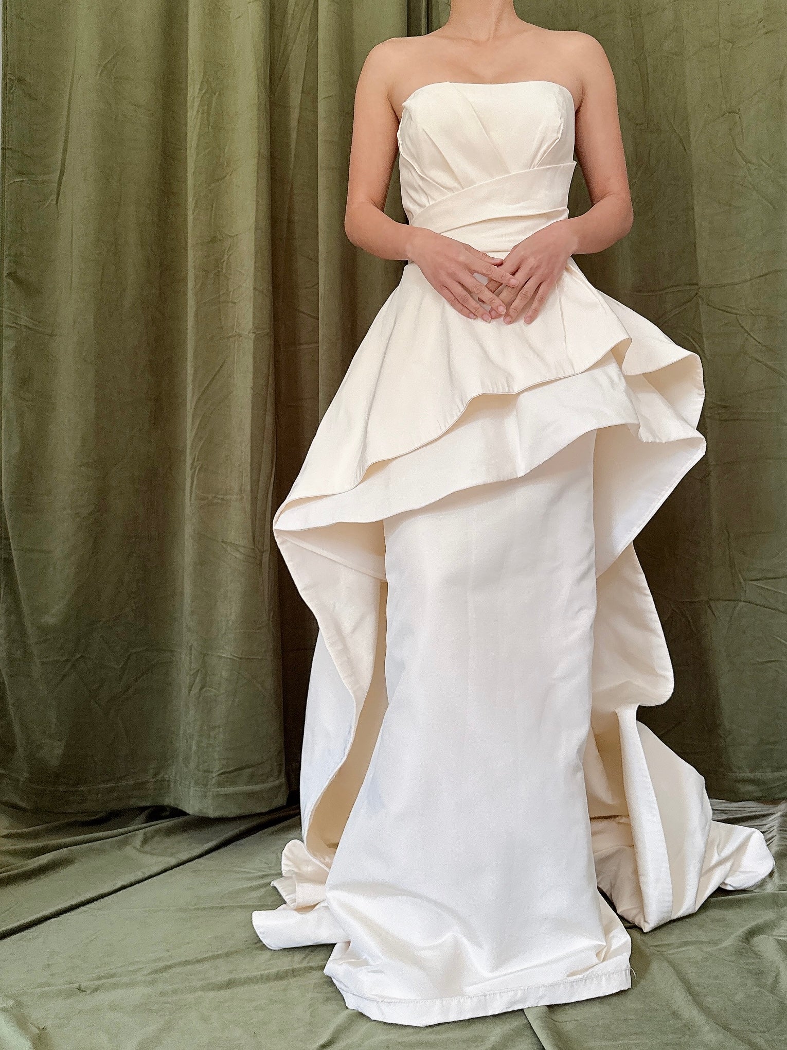 Vintage Amsale Silk Gown - XS/S