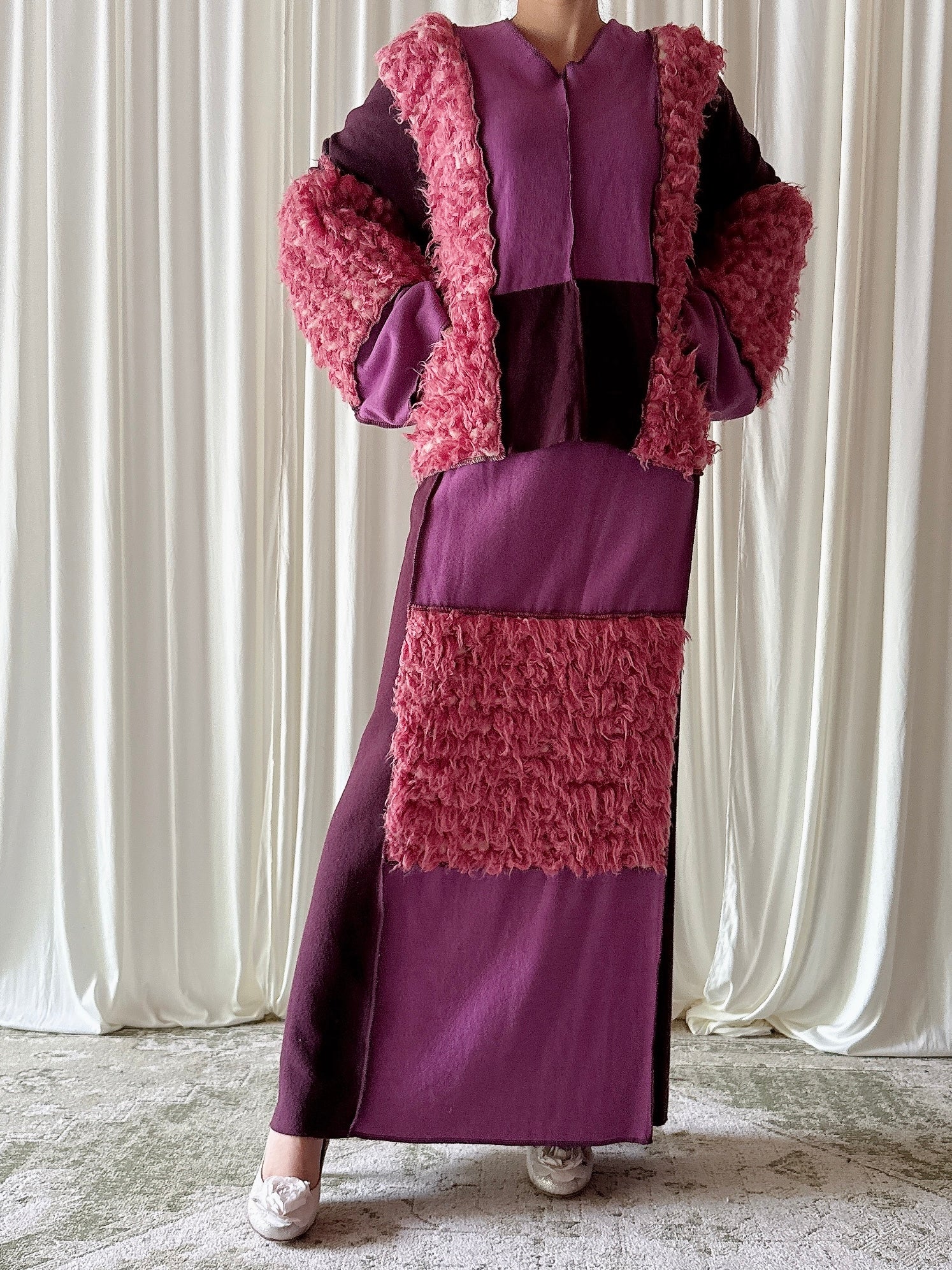 Vintage Benoit F. 2 Piece Purple Pink Set - Size 5