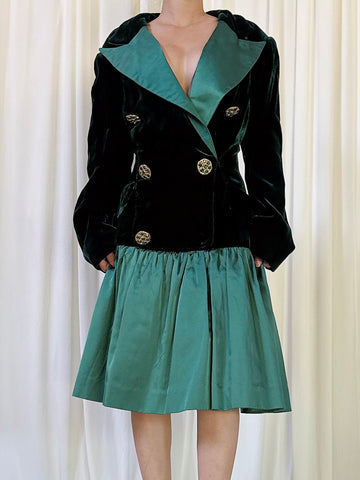 Vintage Belleville Sassoon Lorcan Mullany Dress - UK 16