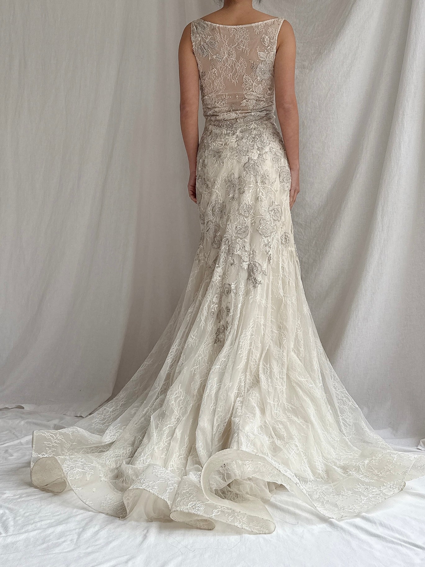 Vintage Liancarlo Couture Lace Gown - M/6