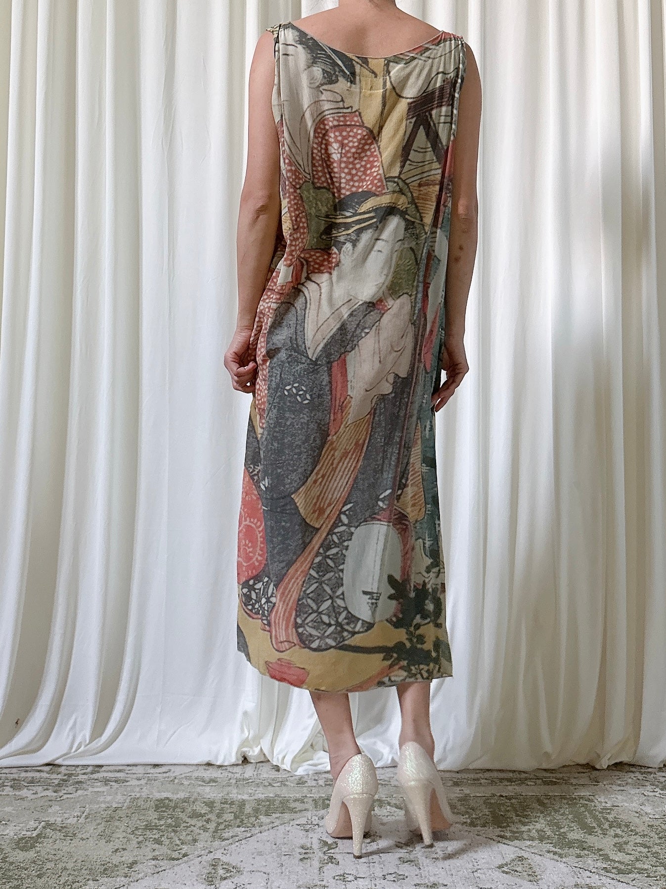 Vintage Emanuelle Suibal Paris Silk Tunic - Size 3