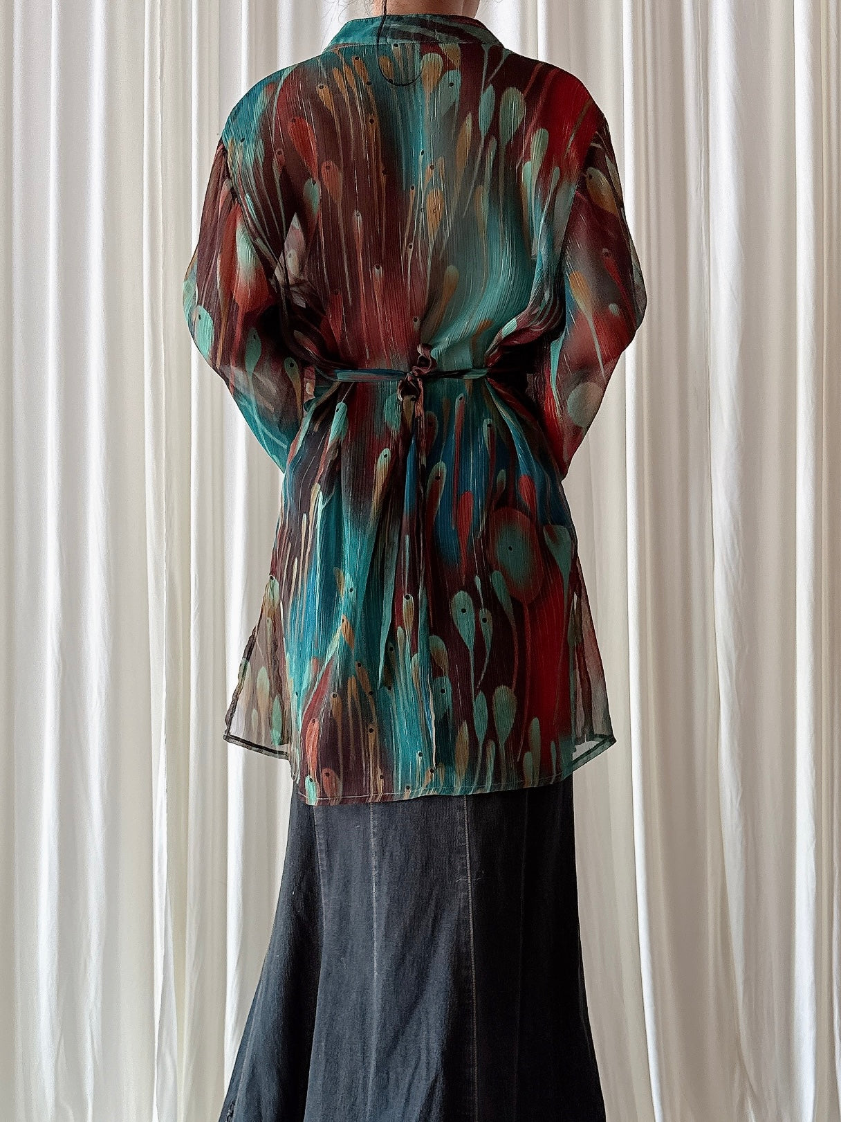 Vintage Butler & Wilson Chiffon Tunic - M