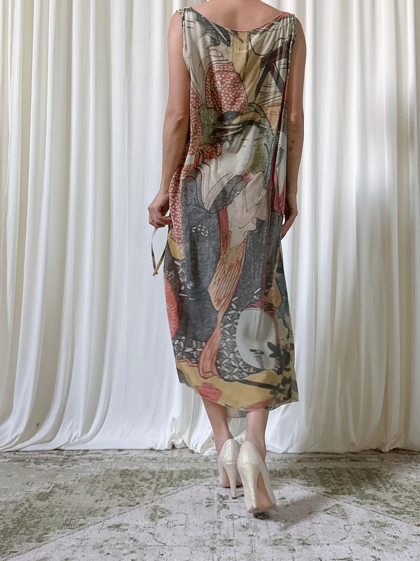 Vintage Emanuelle Suibal Paris Silk Tunic - Size 3