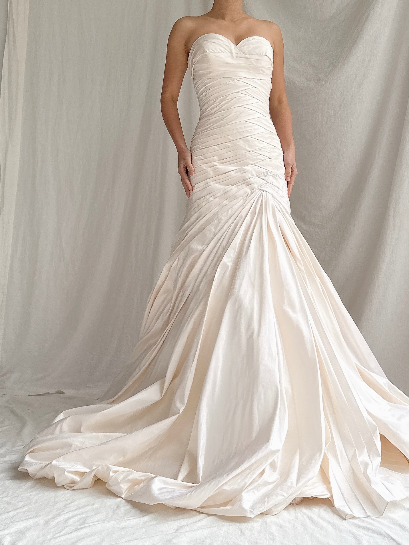 1990s Pnina Tornai Silk Draped Gown - M
