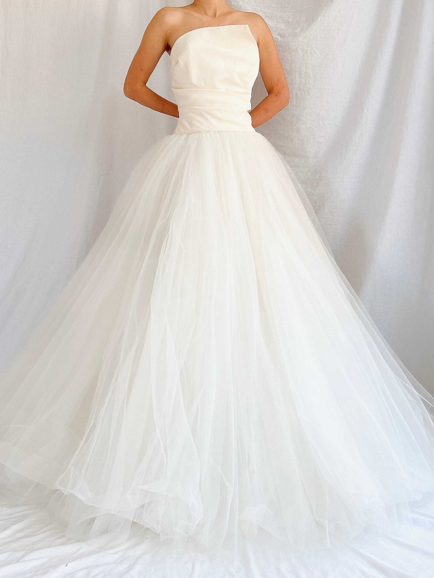 Vintage Tulle Gown - S/M 6/8