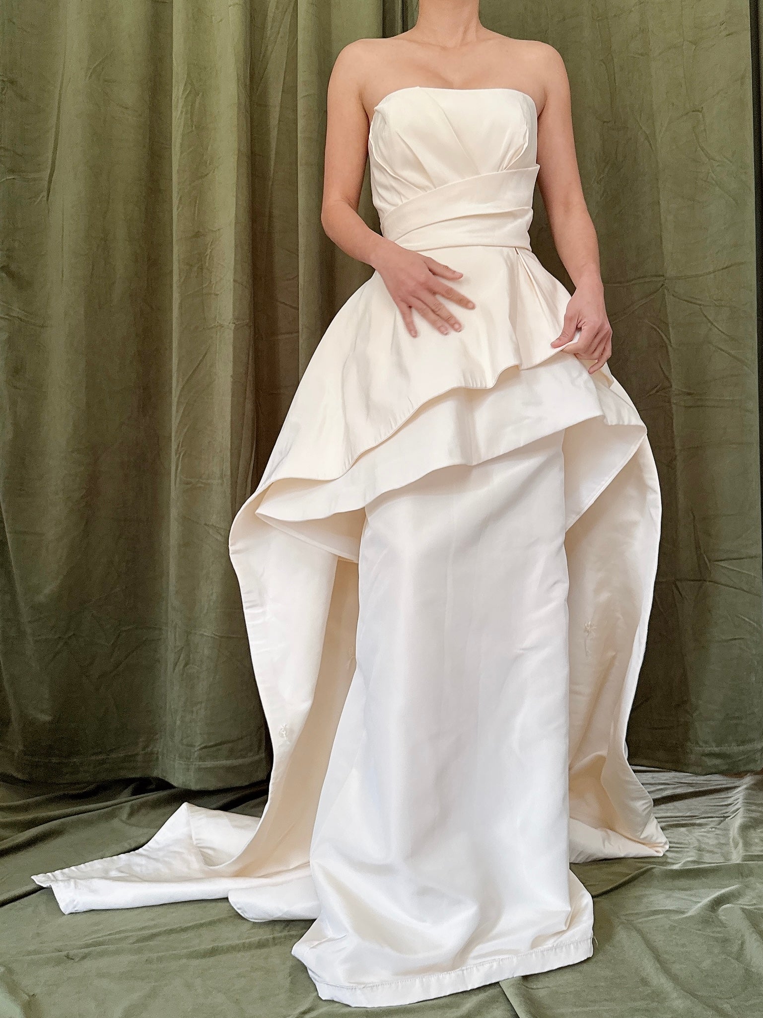 Vintage Amsale Silk Gown - XS/S