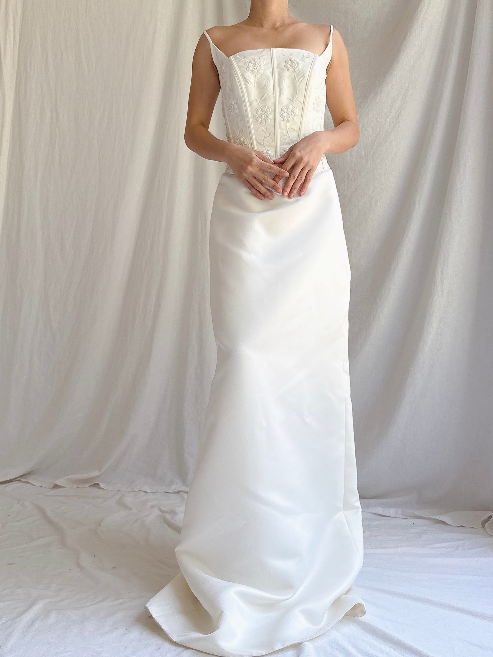 1990s Bustier Column Dress - S-M