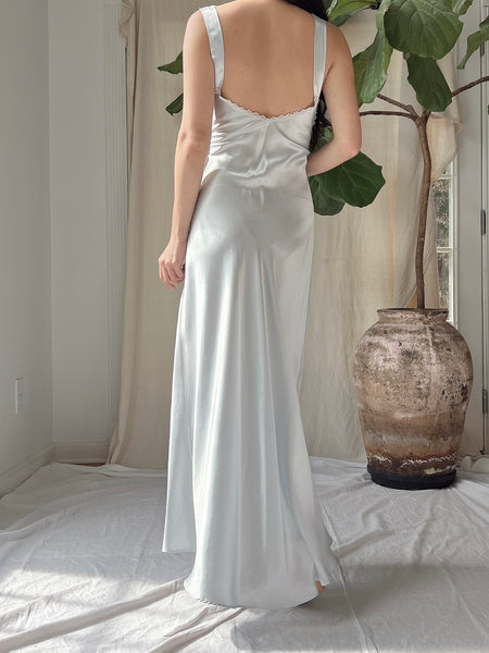 Vintage Light Blue Slip Dress - M | G O S S A M E R Vintage Light Blue Slip Dress - M | G O S S A M E R