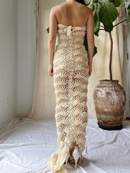 Vintage Crochet Tube Dress