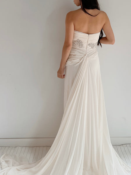 Marcia Luminous Chiffon Gown