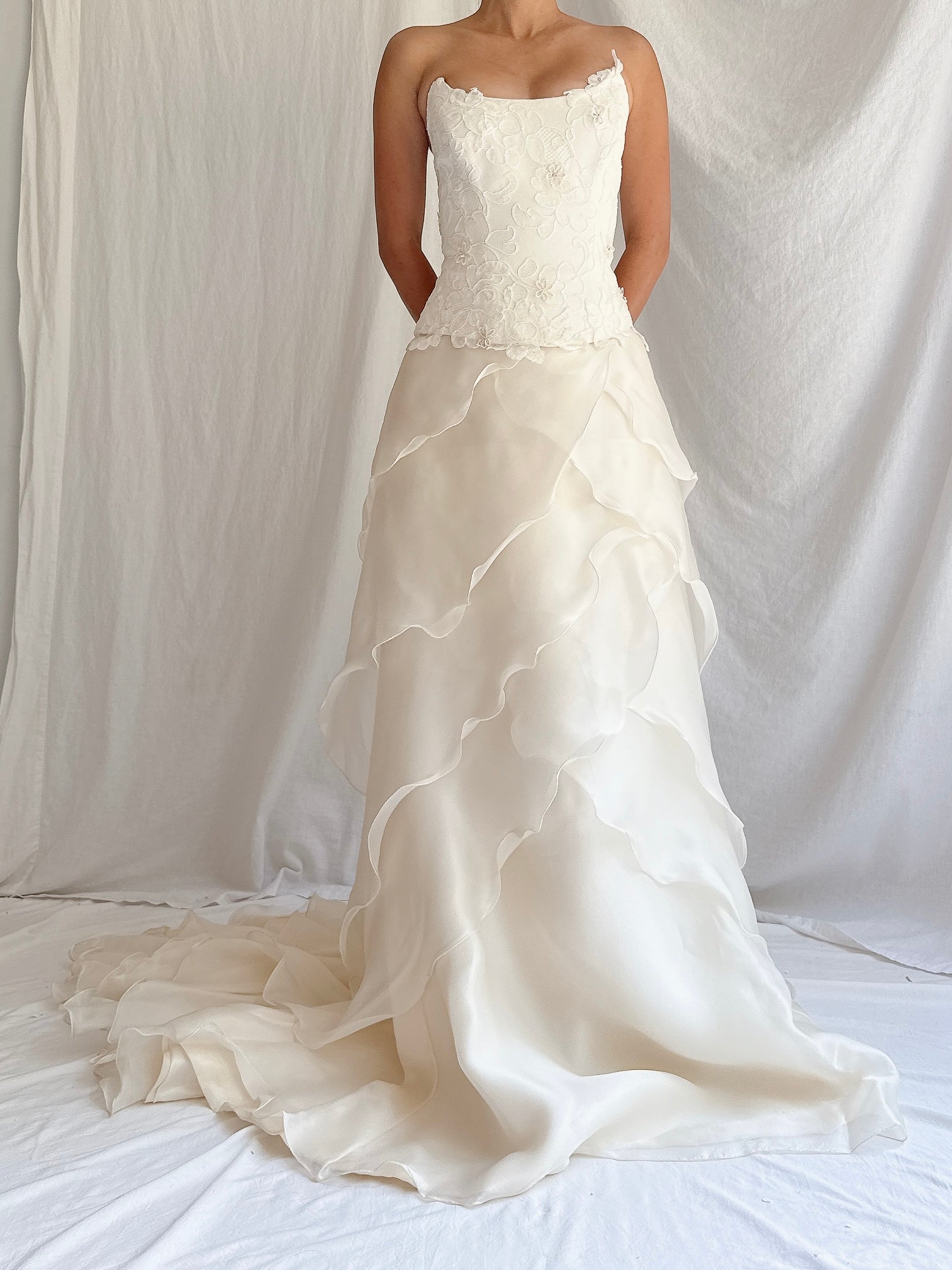 Vintage Ciambella Haute Couture Silk Organza 2-Piece - IT42/US 8