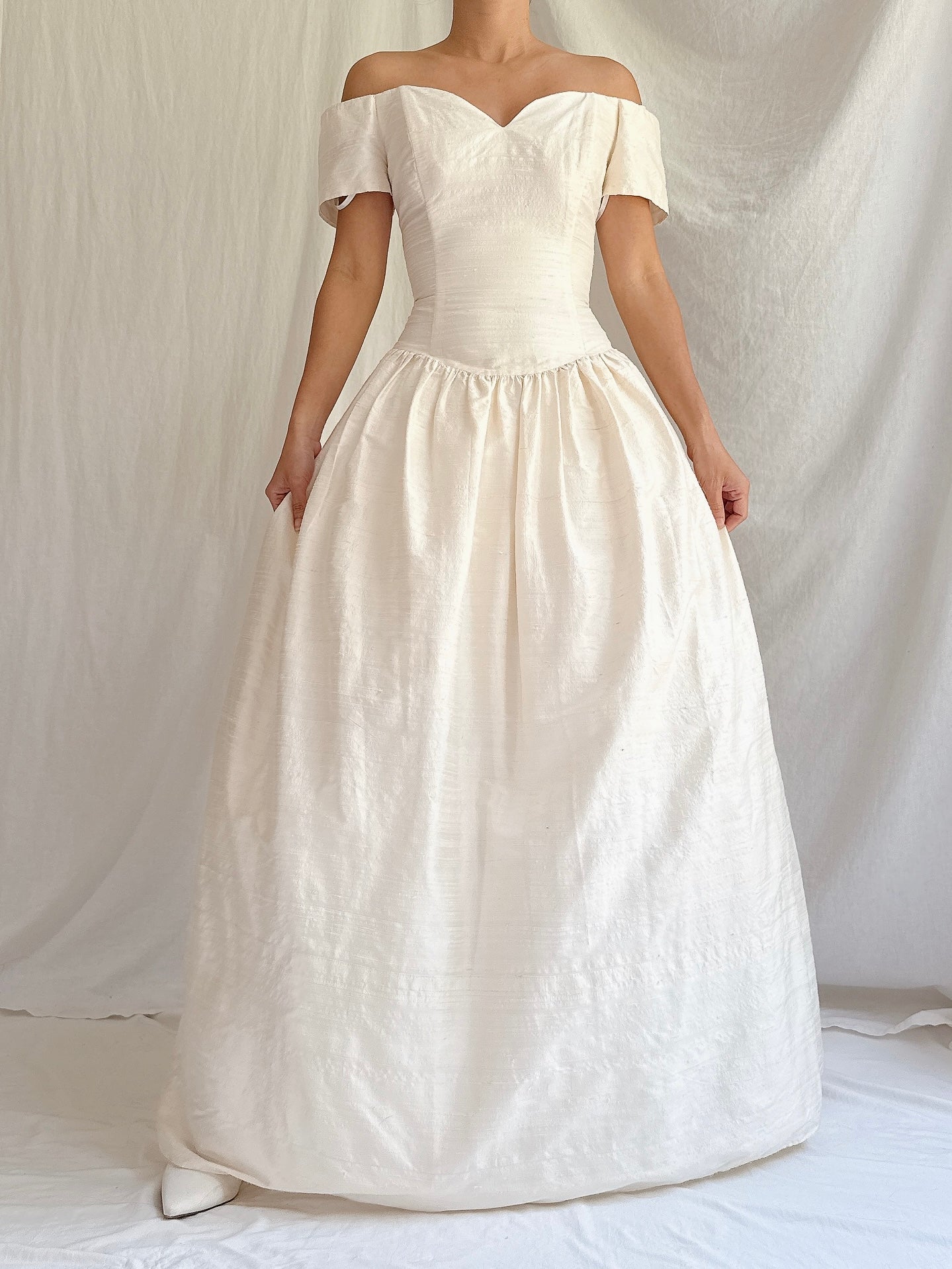 Vintage Jessica McClintock Silk Dress - S/4/6
