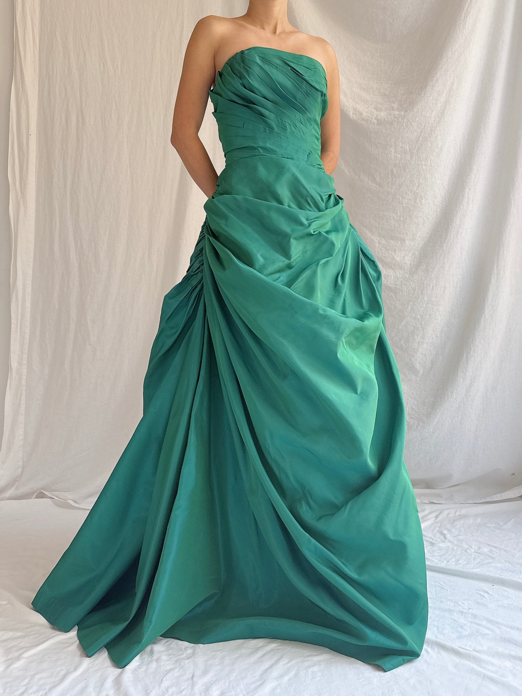 1950s Fred Perlberg Draped Gown - S/M