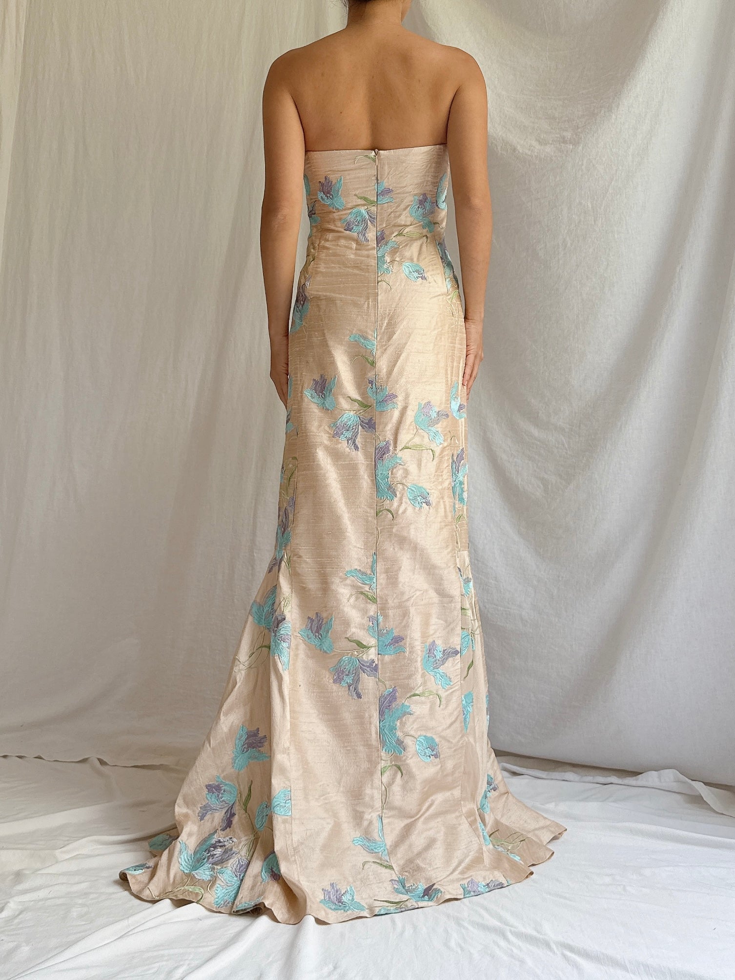 Vintage Silk Paule Vasseur 2-Piece Set - M