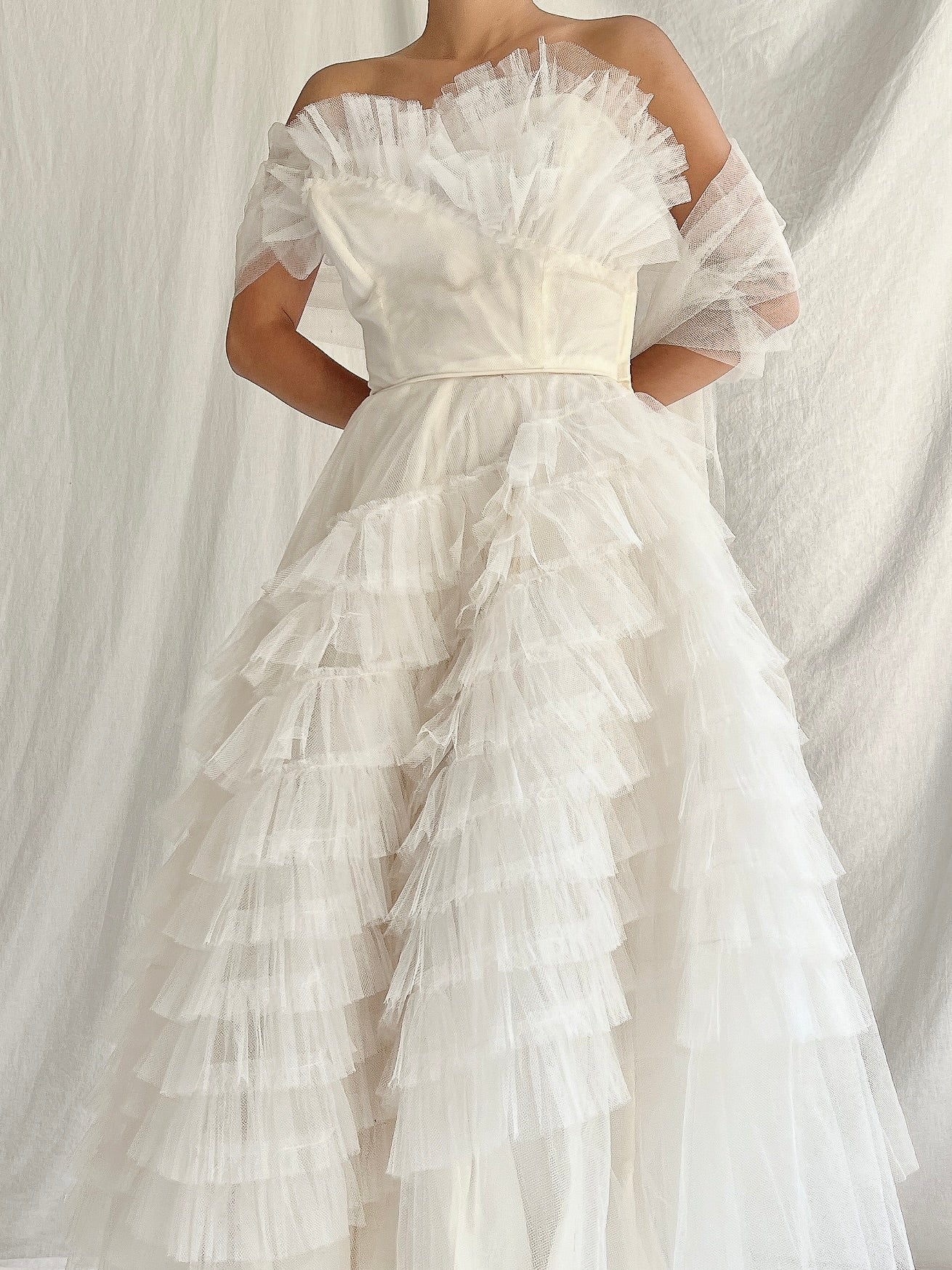 1950s Tulle Layered Dress - XS