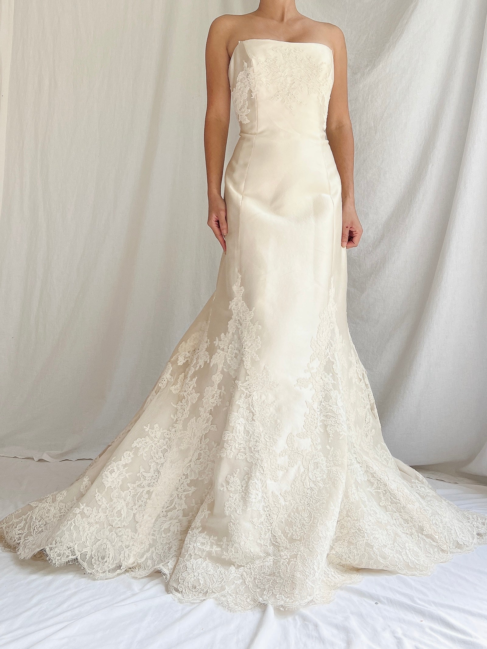 Liancarlo Couture Mikado Silk Wedding Gown - S/6