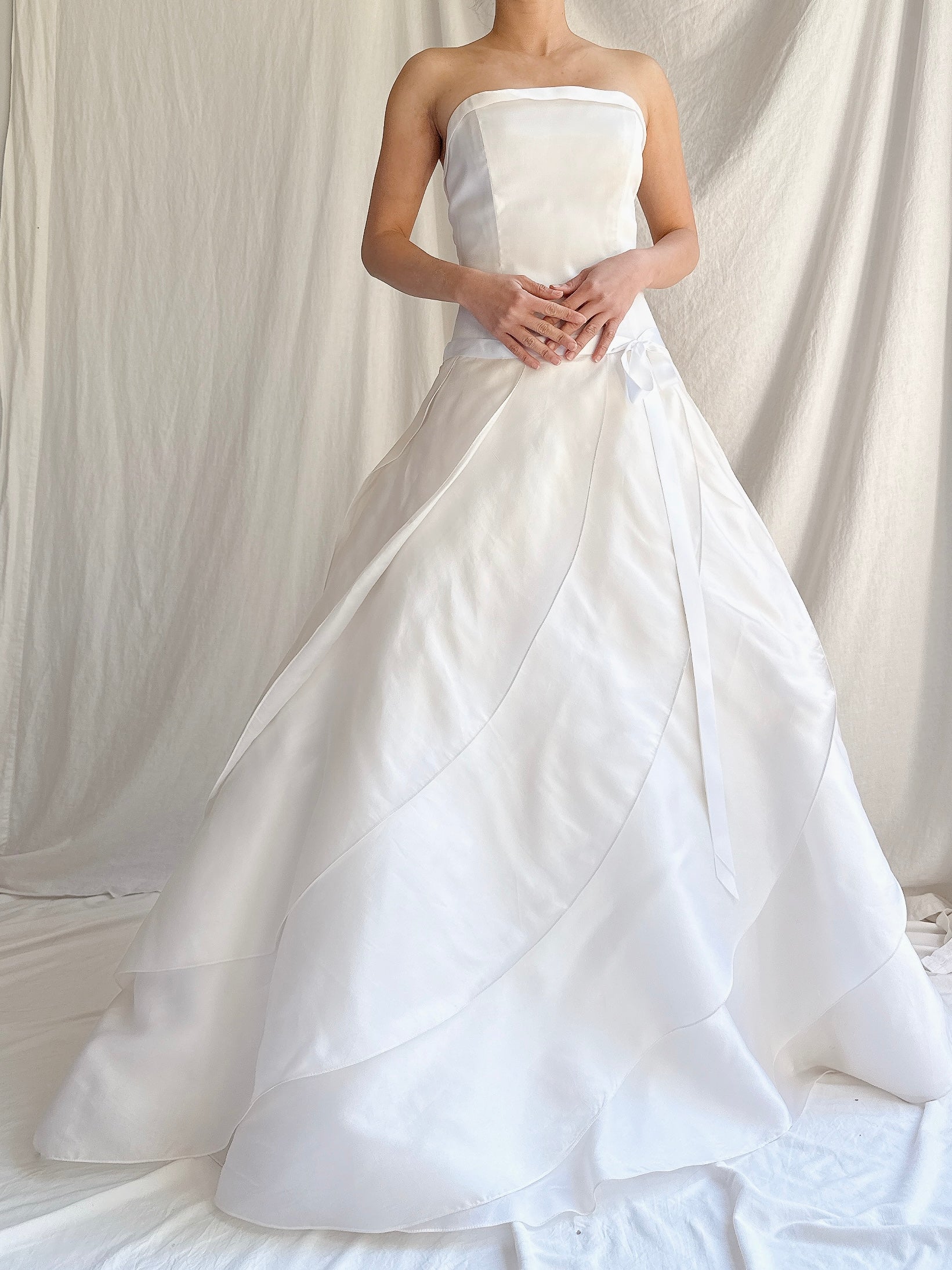 wedding dress silk organza 1980s Silk Beaded Jacket/Mini-Dress - M
