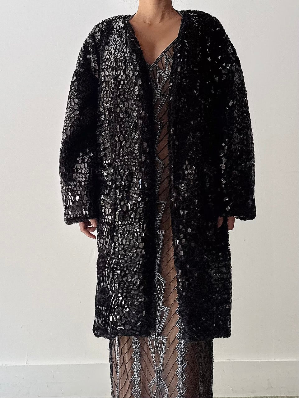 Vintage Interdee Paris Textured Jacket - M