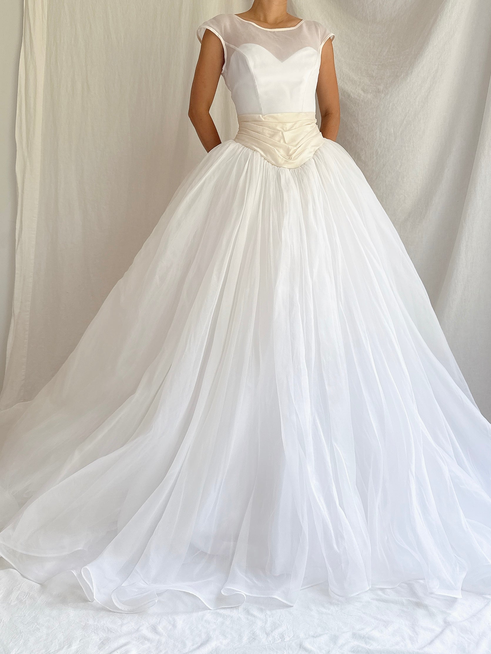 Vintage Christian Dior Silk Organza Gown - XS/2