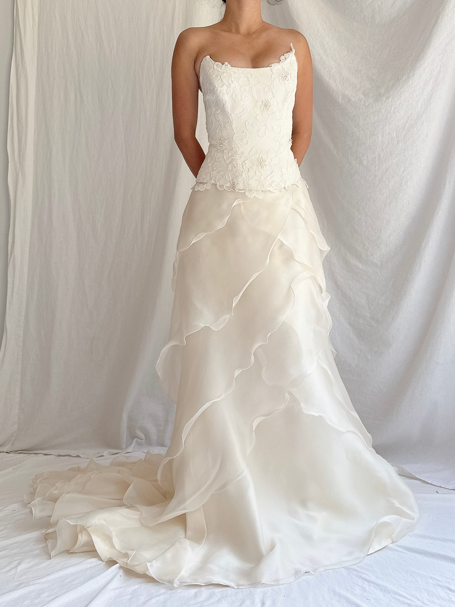 Vintage Ciambella Haute Couture Silk Organza 2-Piece - IT42/US 8