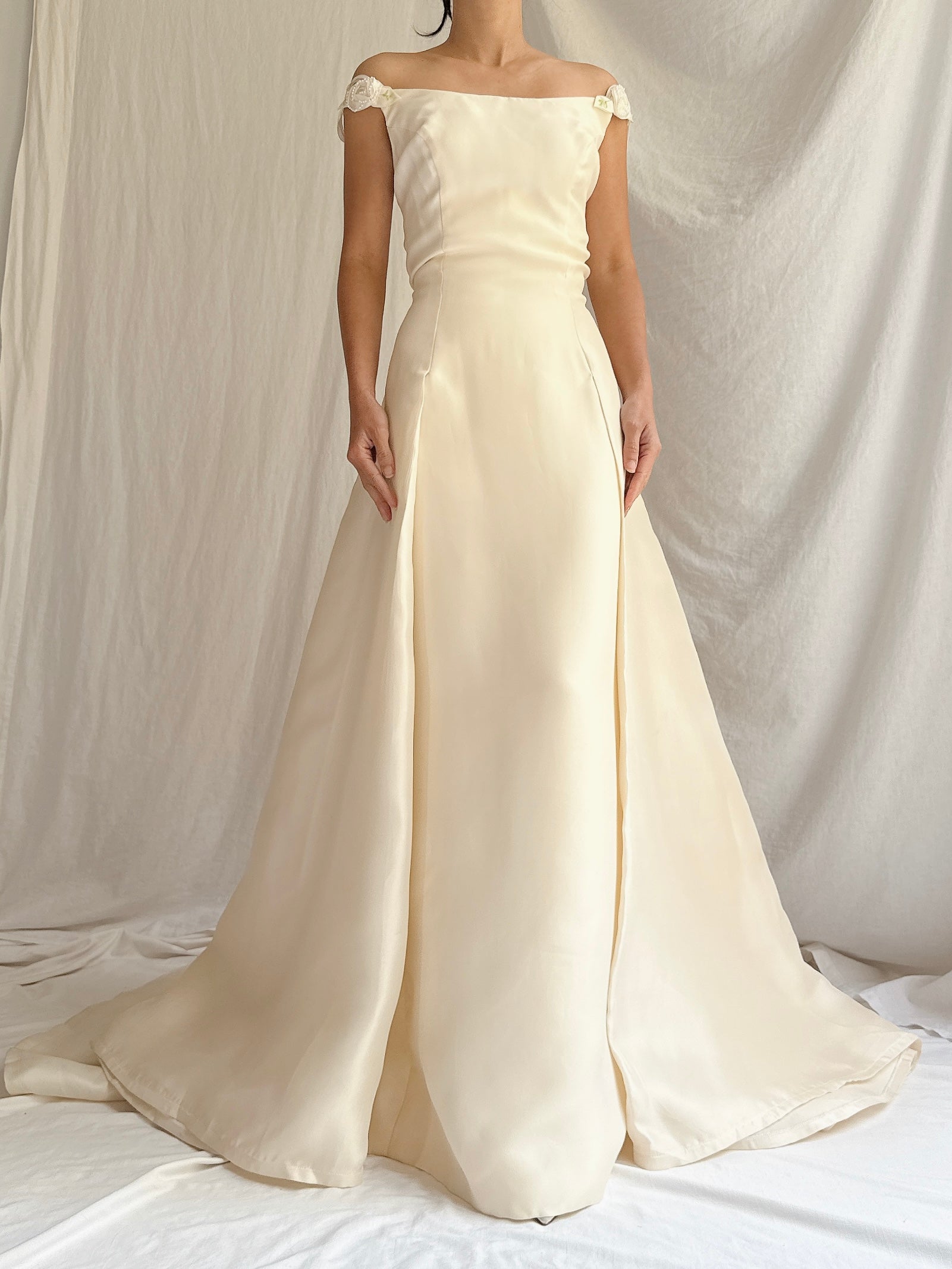 Vintage Aimee Atelier Silk Organza Gown - S