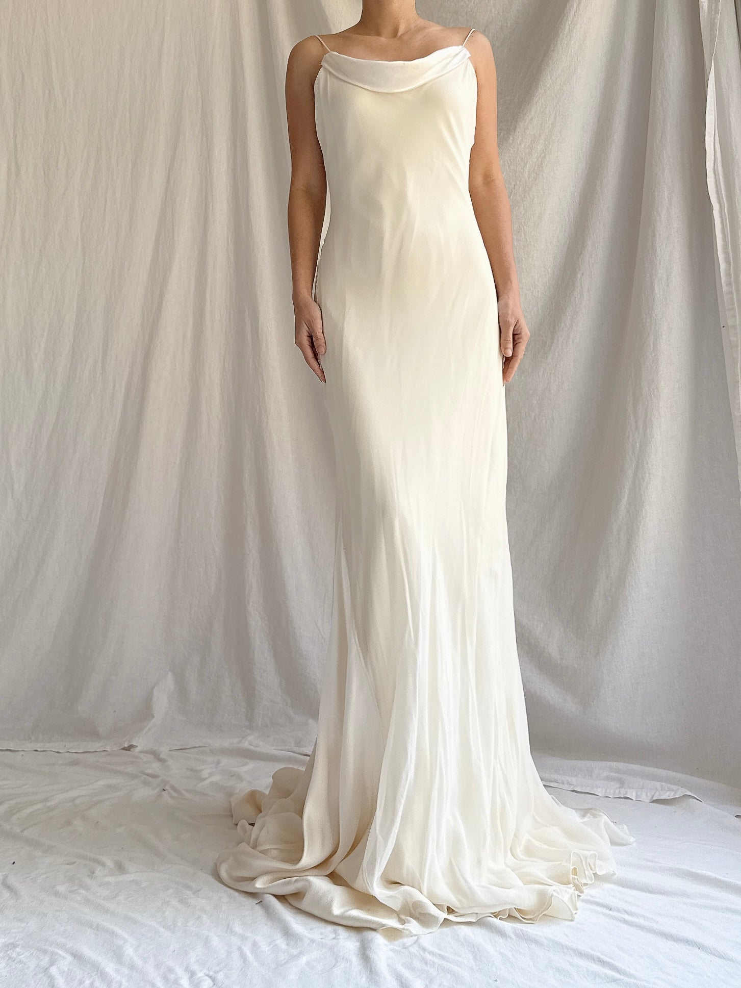 Vintage Vera Wang Silk Bias Gown - XS
