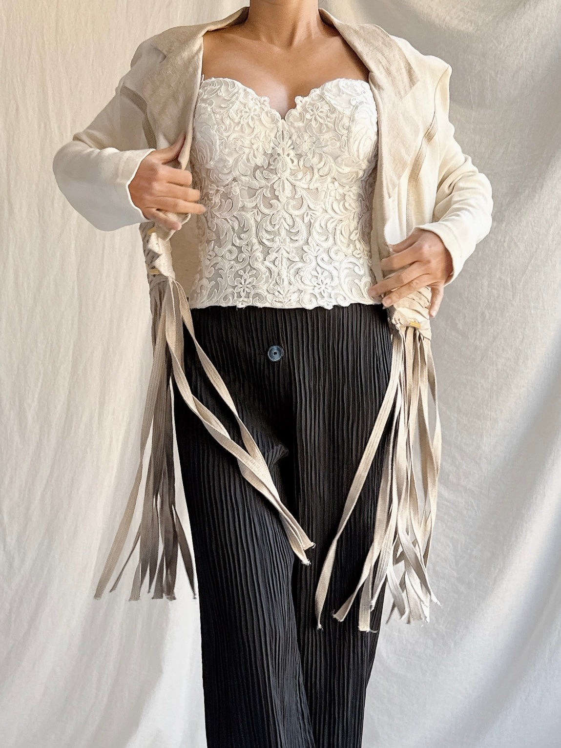 Vintage Patricia Forgeal France Duster - M