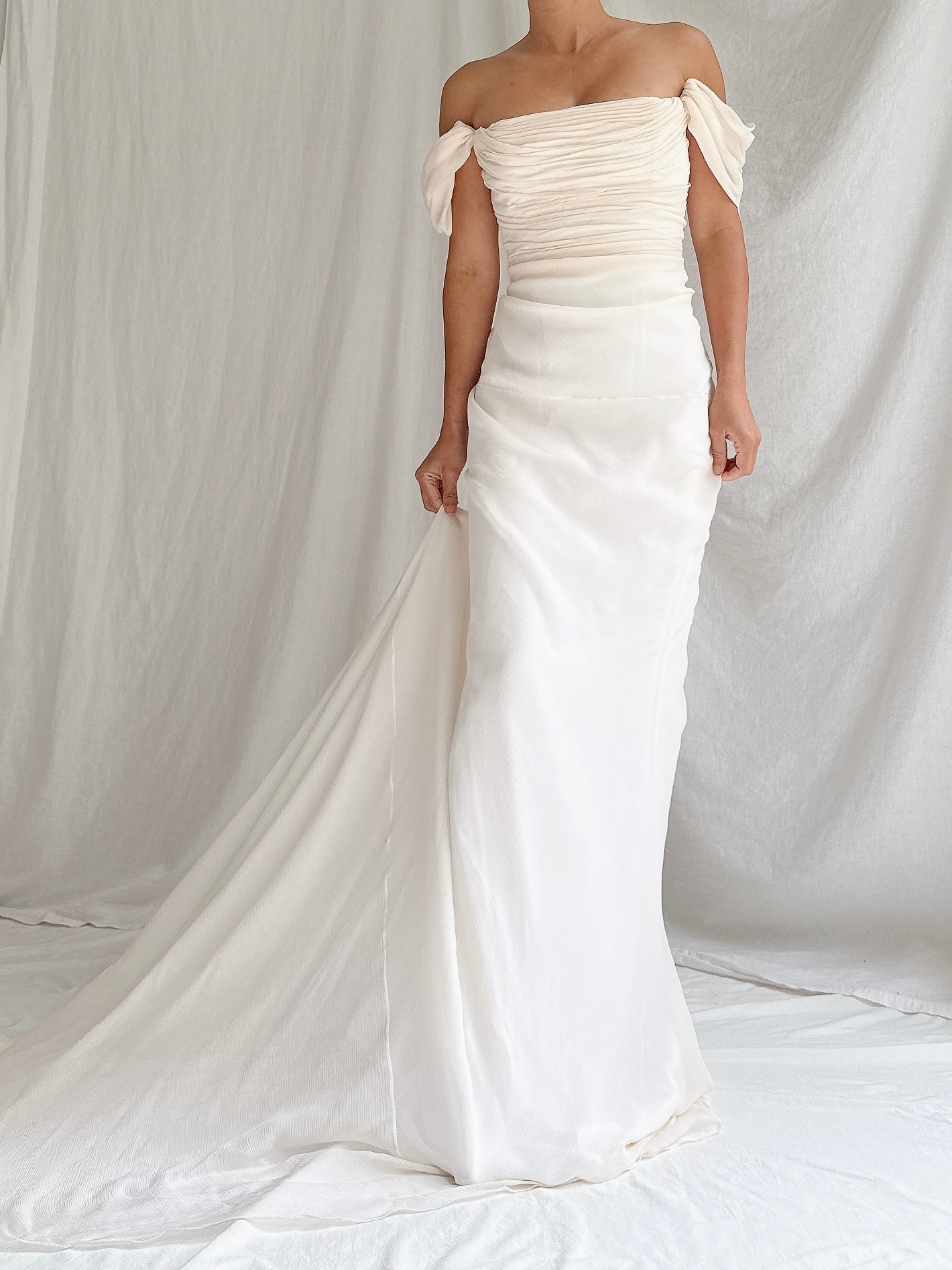 Vintage Peter Langner Italy Silk Gown - S/M