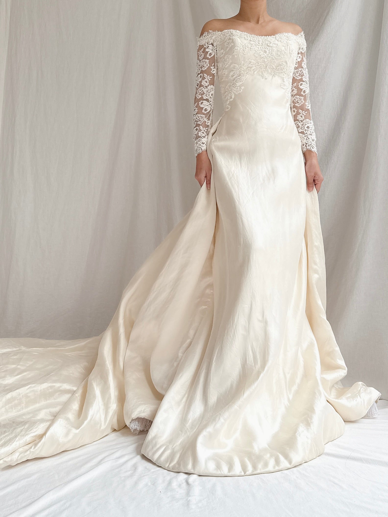 Vintage Lorenzo Caprile Couture Silk Gown - S/4/6