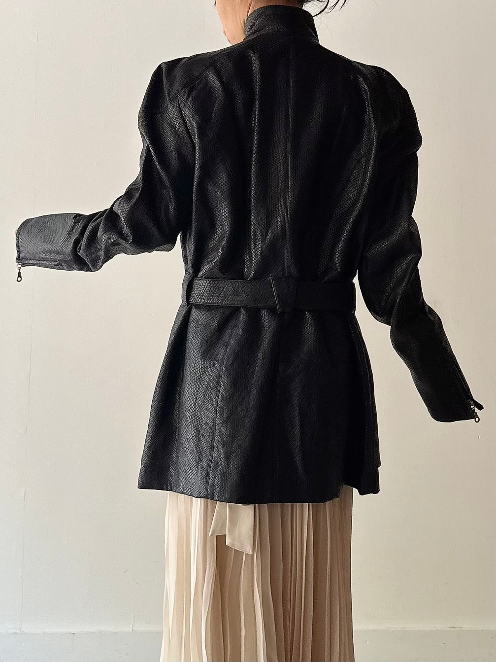 Vintage Black Mugler Trademark Jacket - M/L
