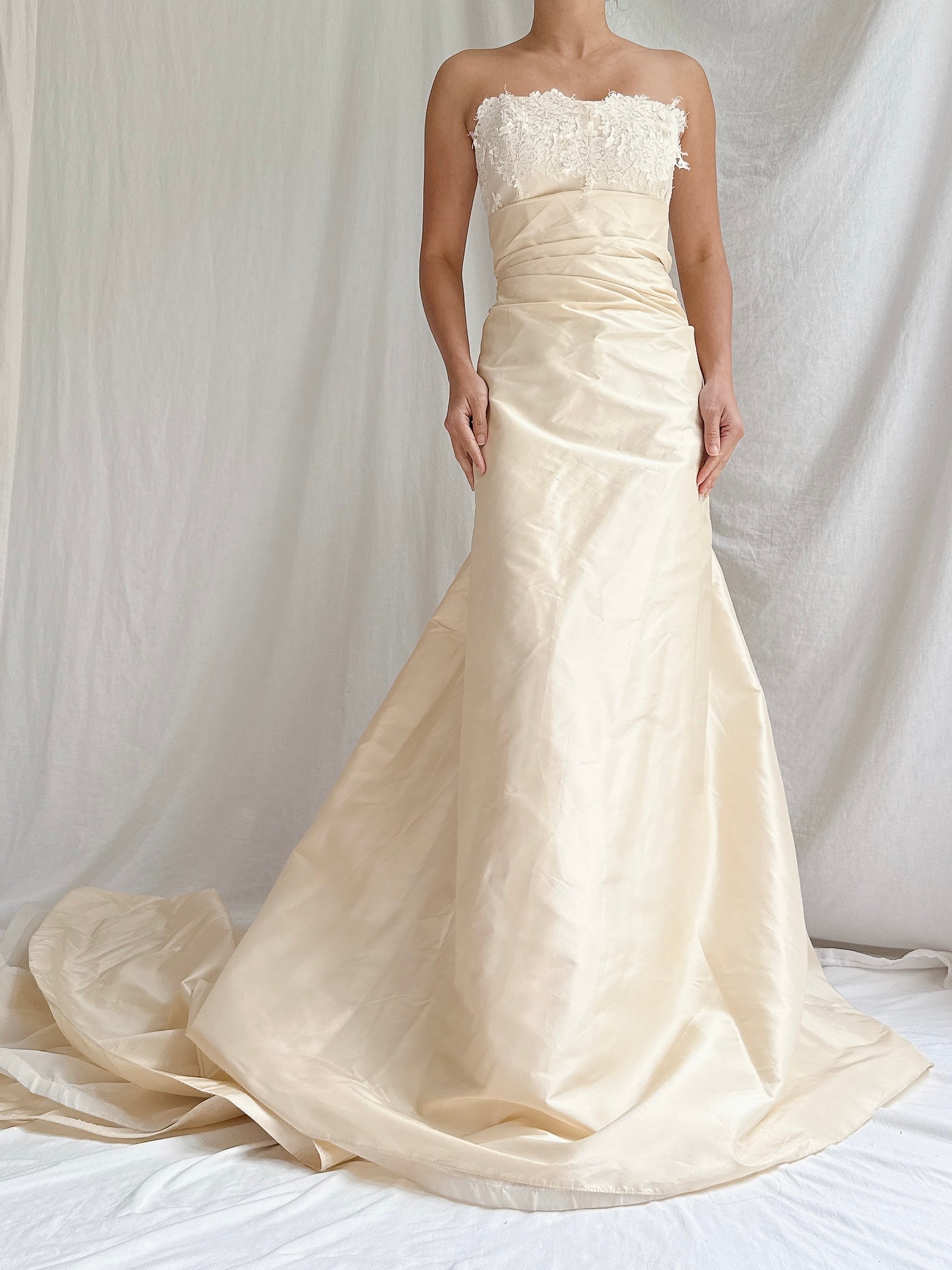 Vintage Cymbeline Paris Silk Gown - FR 40/ US 4-6