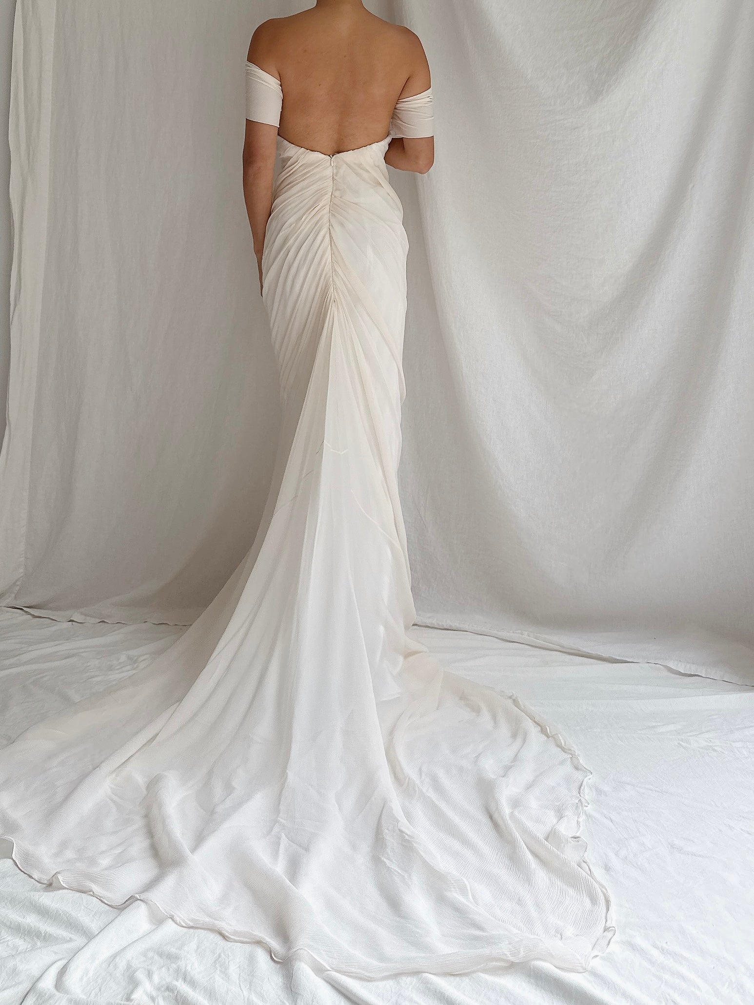 Vintage Peter Langner Italy Silk Gown - S/M