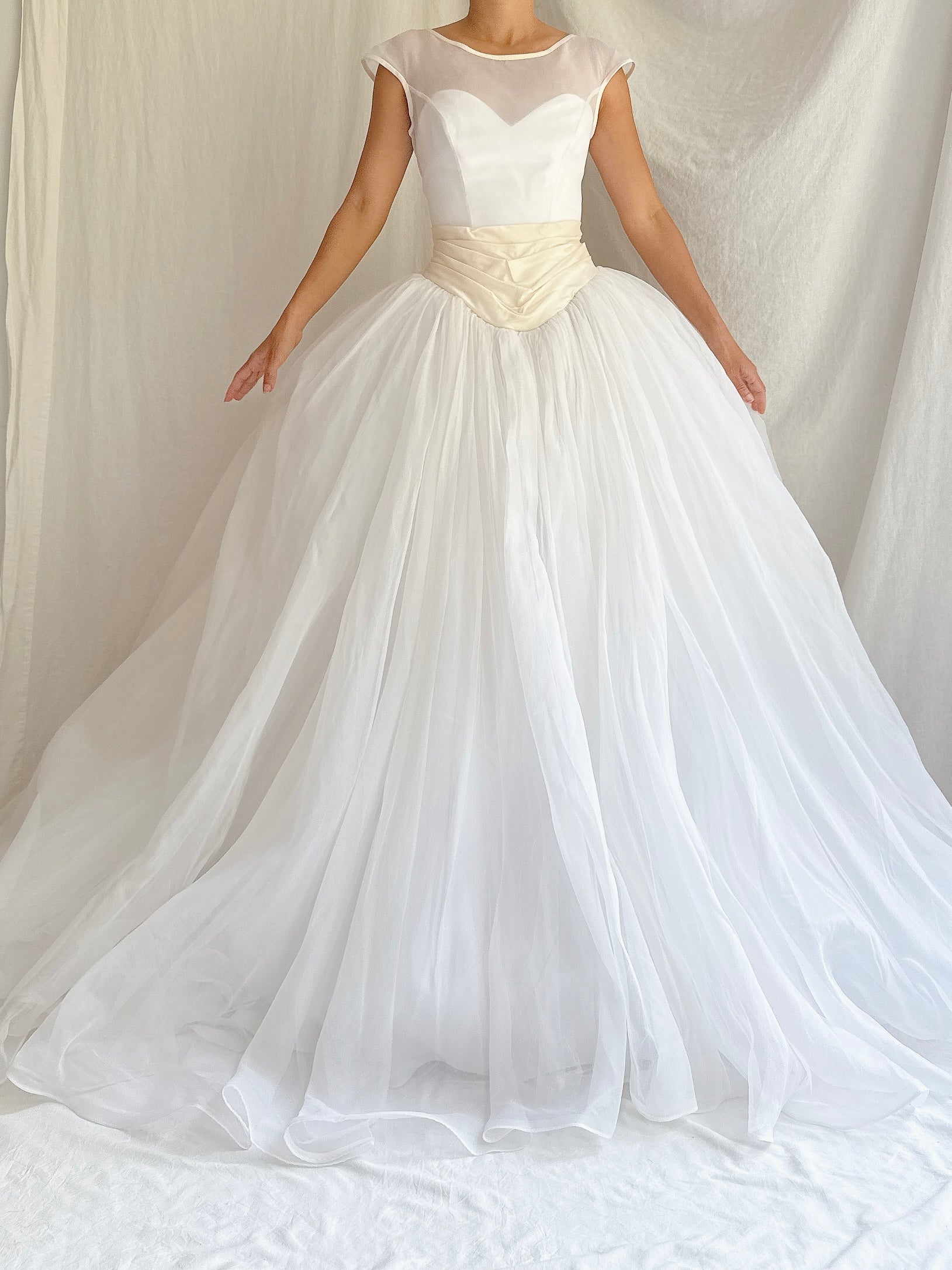Vintage Christian Dior Silk Organza Gown - XS/2 | G O S S A M E R Vintage Christian Dior Silk Organza Gown - XS/2 | G O S S A M E R
