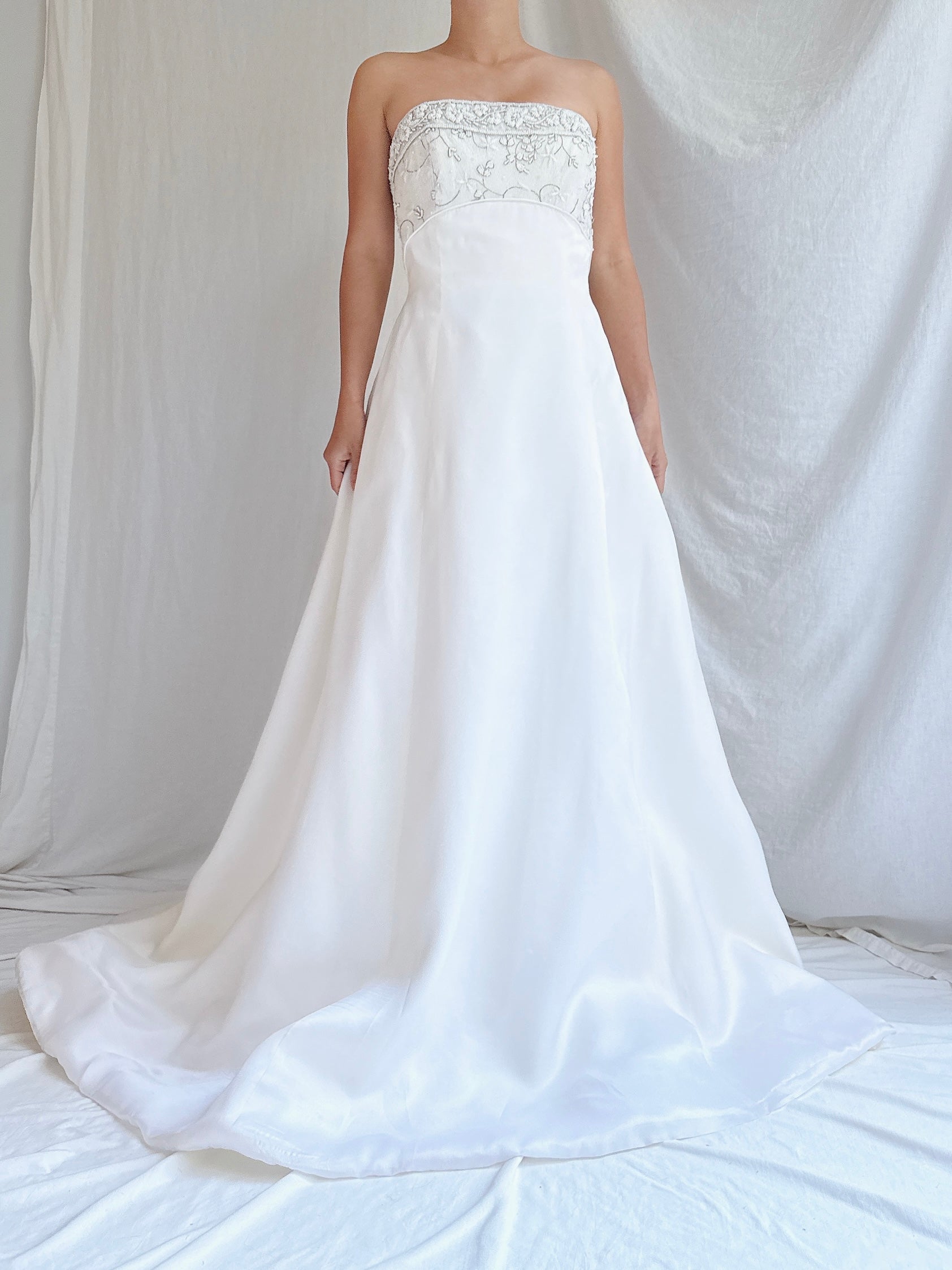 Vintage GIVENCHY Embellished Silk Organza Gown - S/4