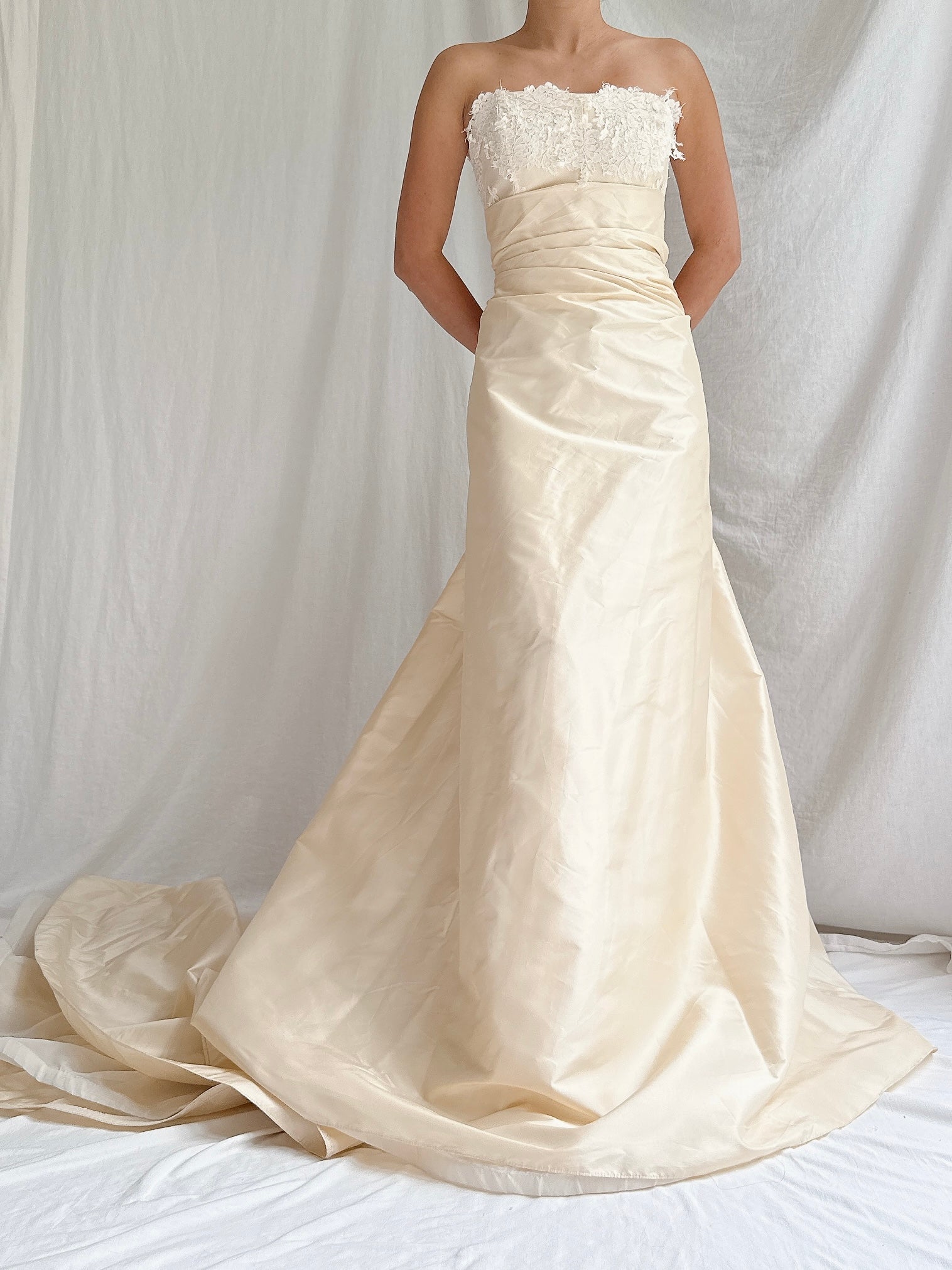 Vintage Cymbeline Paris Silk Gown - FR 40/ US 4-6