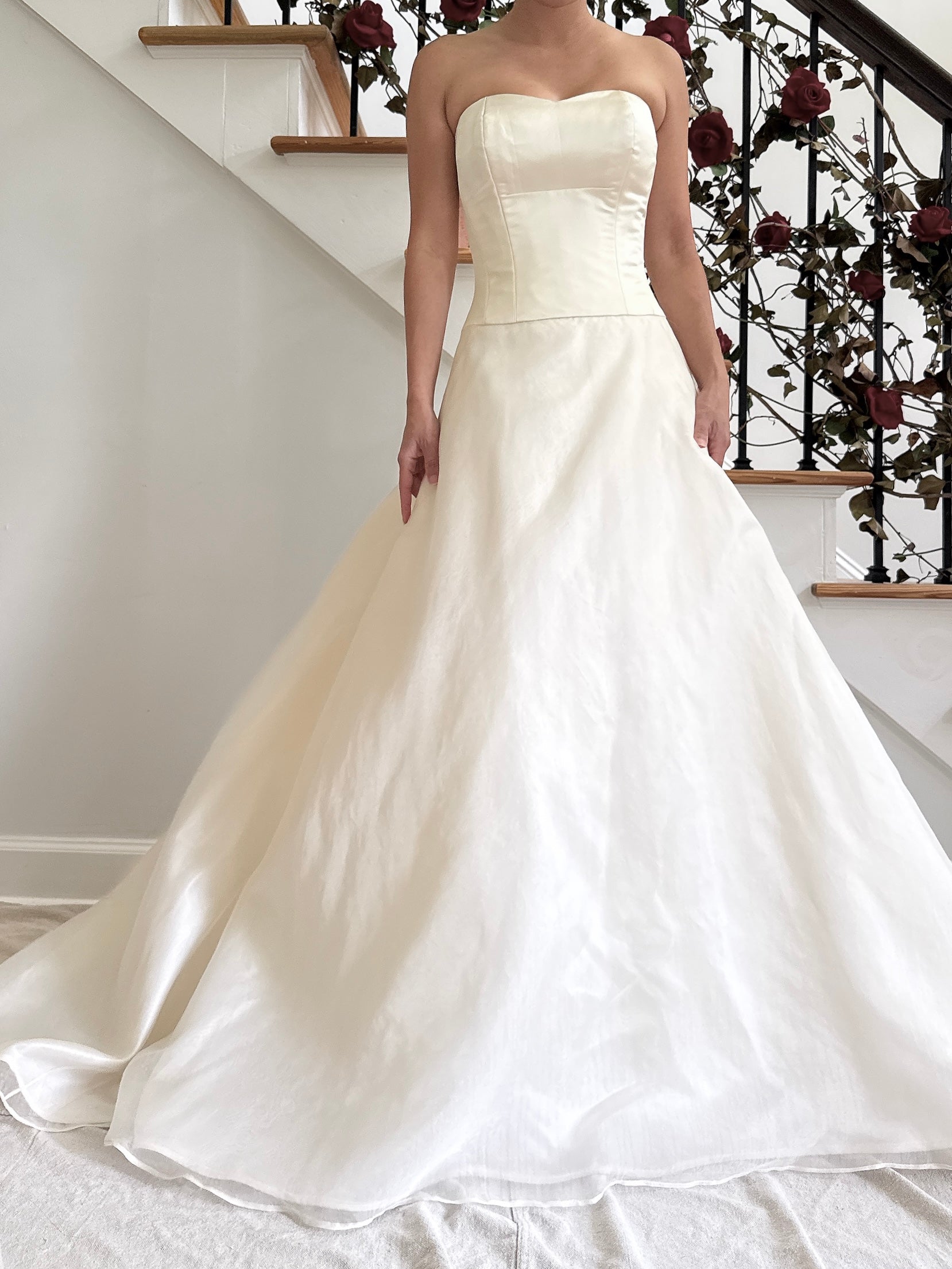 Vintage Birnbaum & Bullock Silk Organza Gown - XS