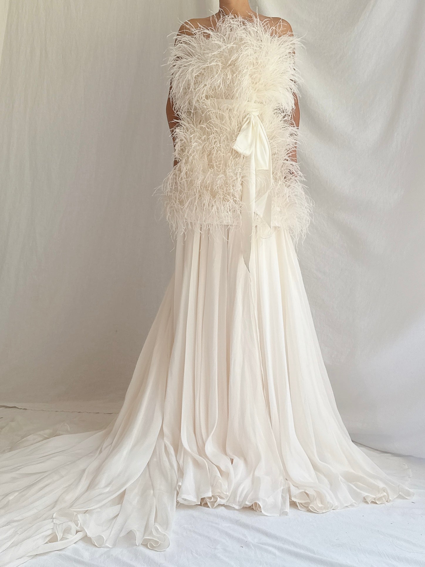 00 Feather and Silk Set - S/4