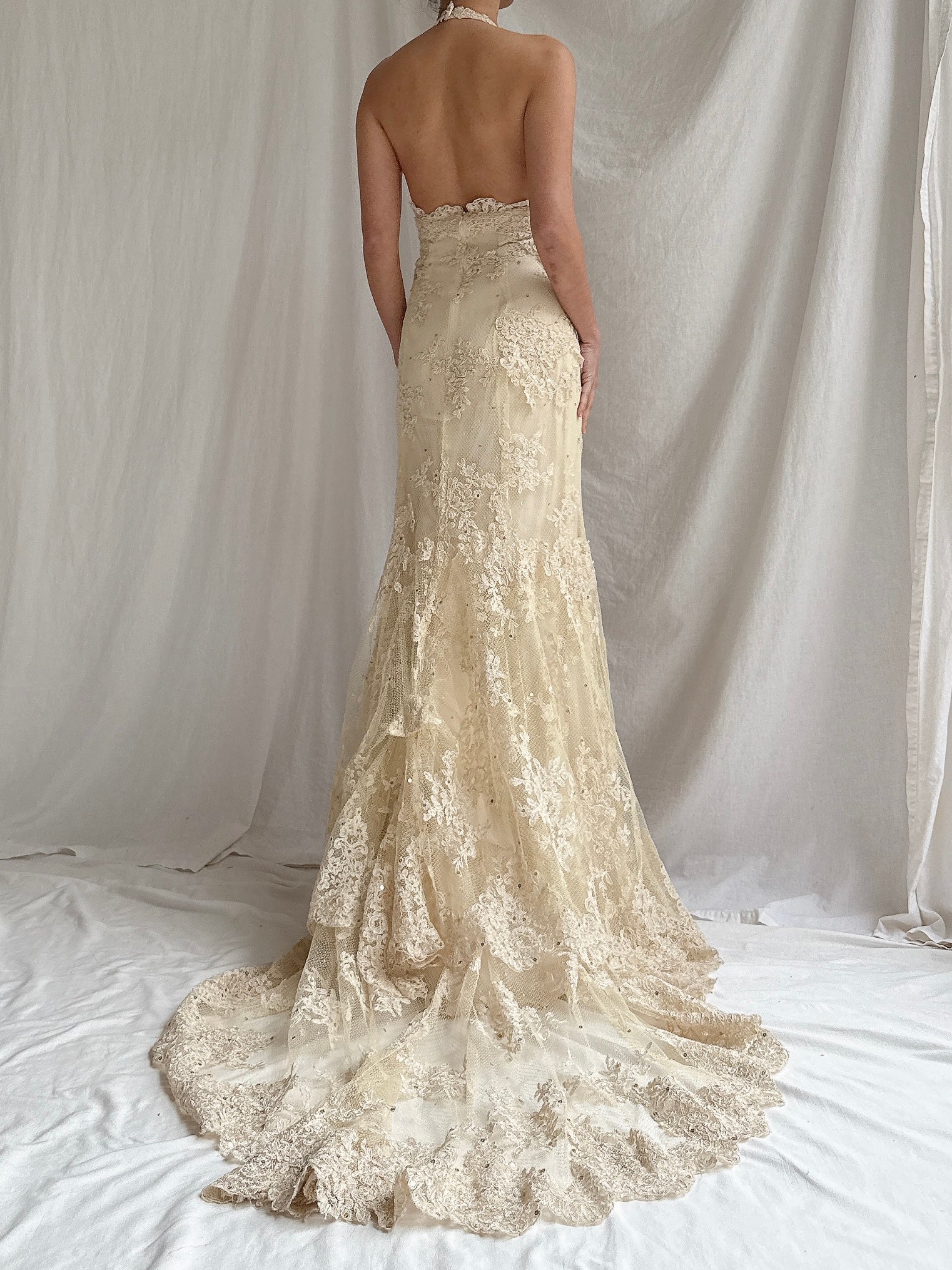 1990s Cymbeline Lace Gown - S