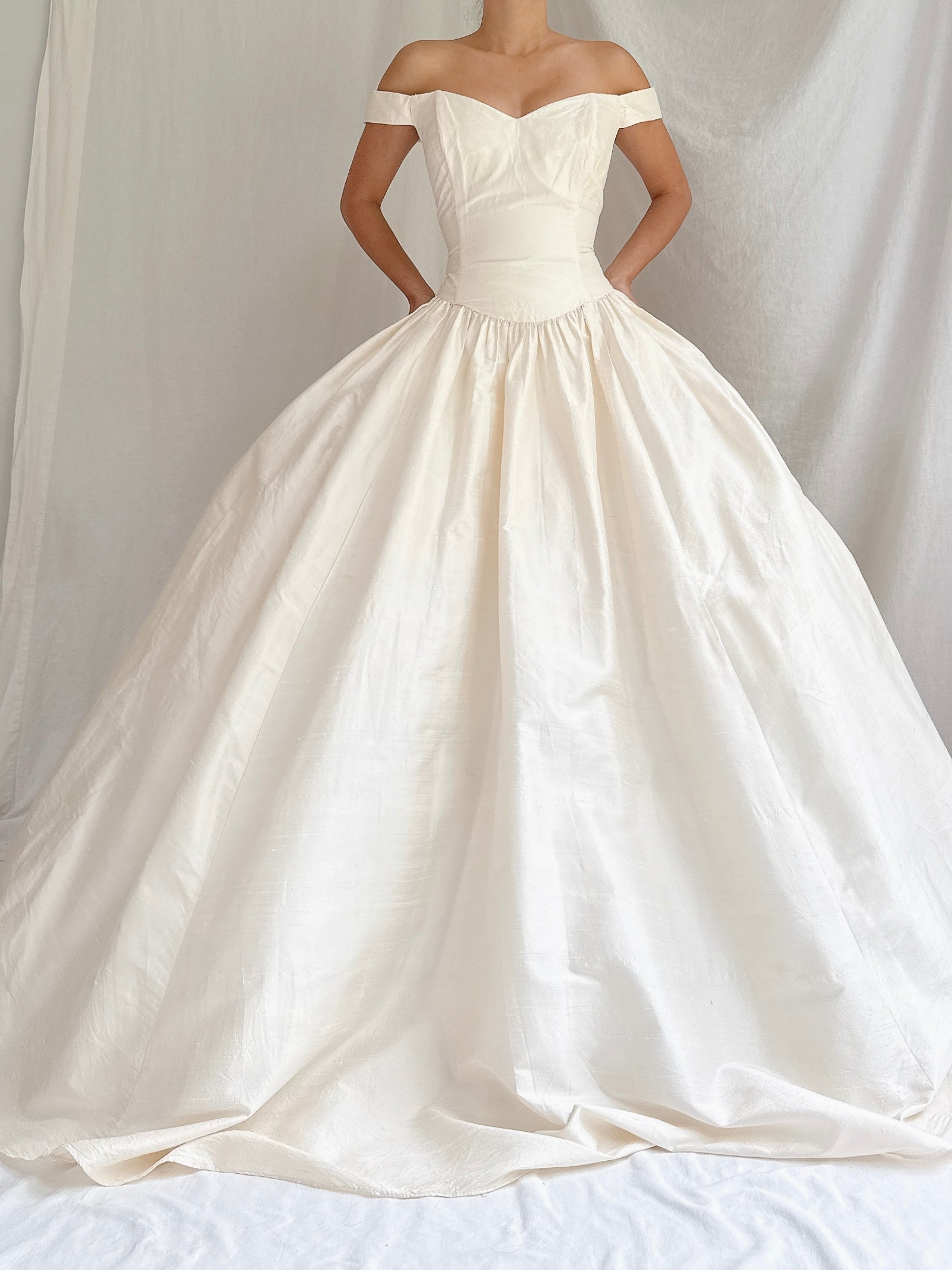 Vintage Jessica McClintock Silk Gown - S/M