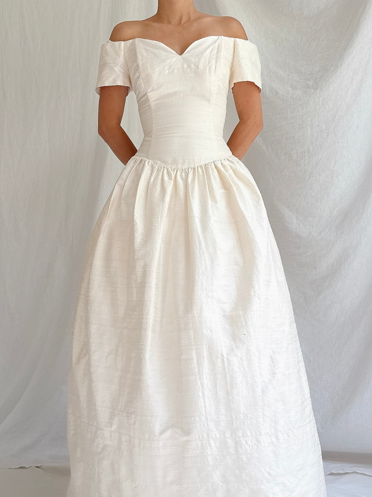 Vintage Jessica McClintock Silk Dress - S/4/6