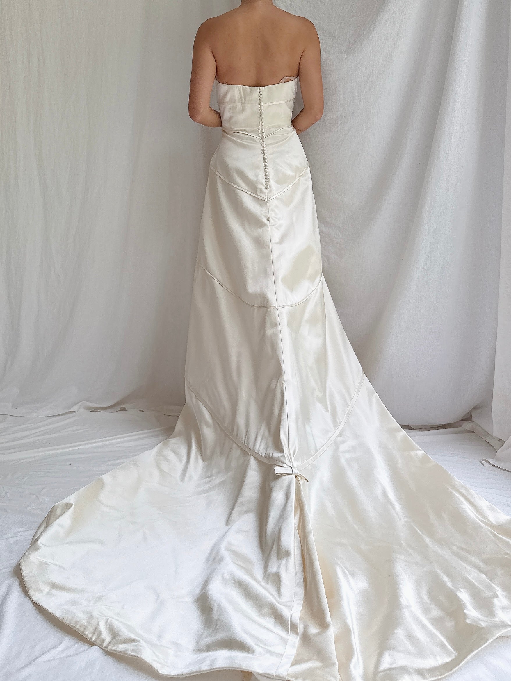 Vintage Pricilla of Boston Silk/Satin Gown - M/10