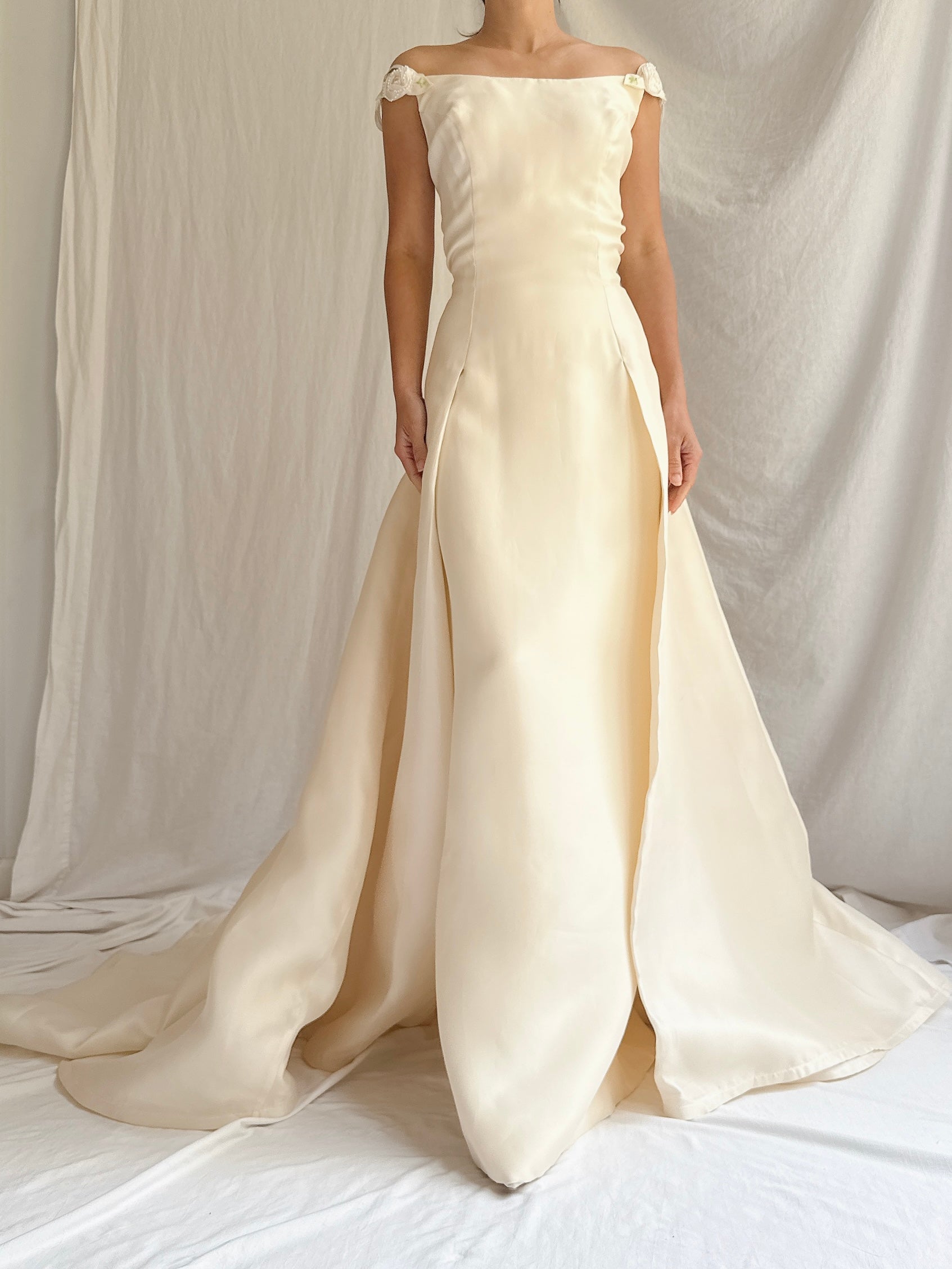 Vintage Aimee Atelier Silk Organza Gown - S